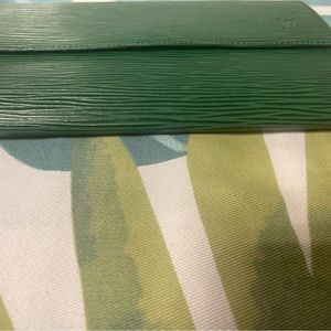Louis Vuitton Trifold Epi Green Wallet